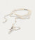 Broken Pearl Necklace - Silver - 63010006-02P128-CN