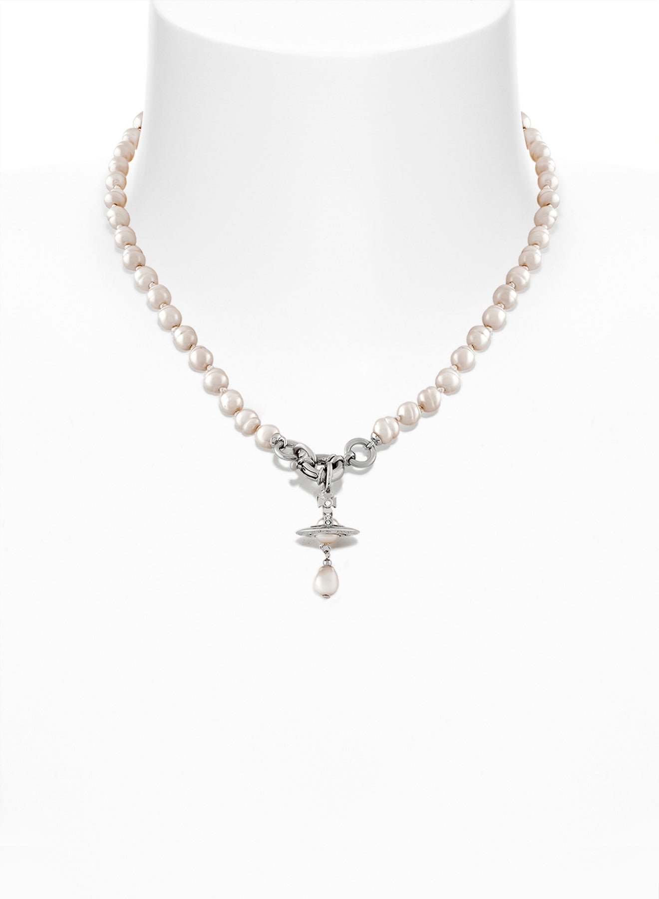 Vivienne Westwood Orietta Pearl Necklace in White | Lyst UK