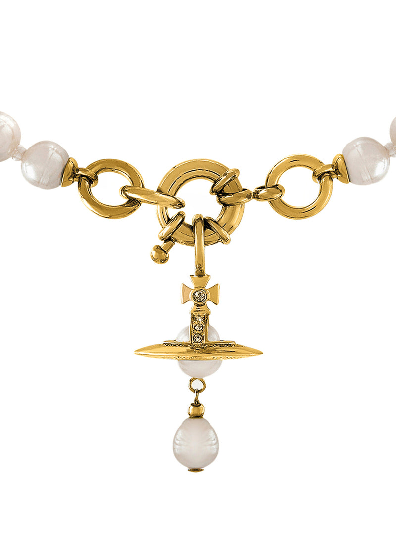 Aleksa Pearl Necklace - Gold - 63010111-02R496-CN-W2