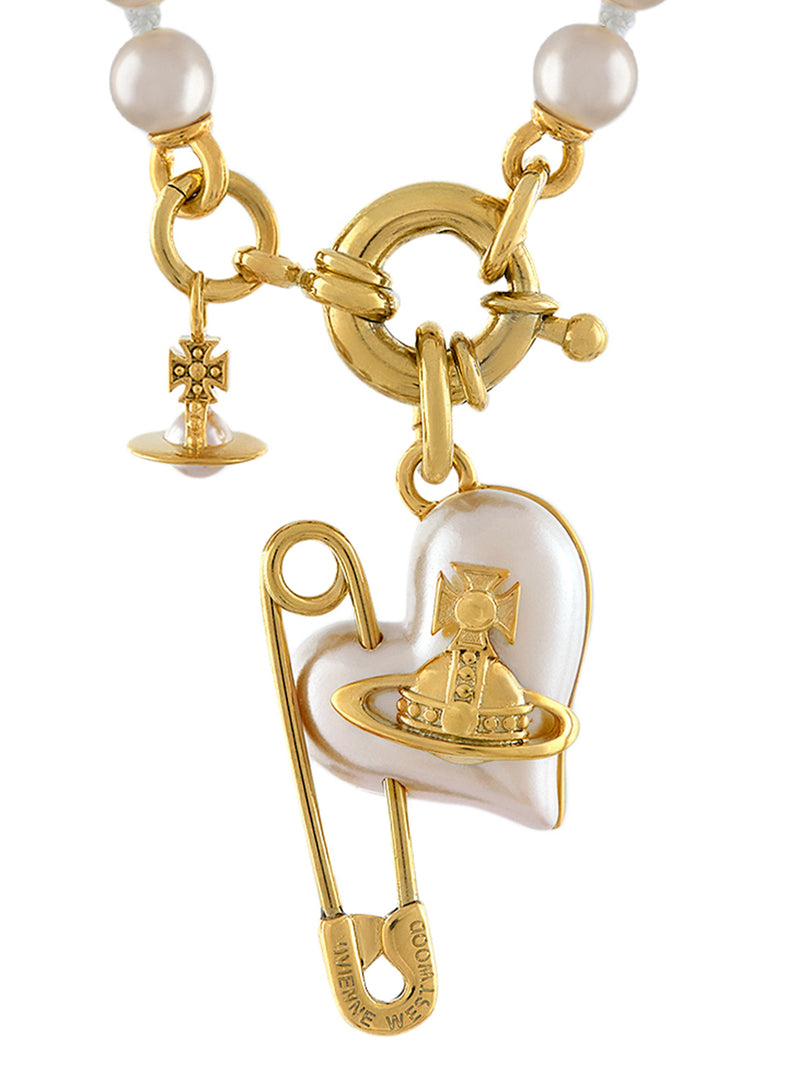 Orietta Pearl Necklace - Gold - 6301011B-02R107-IM