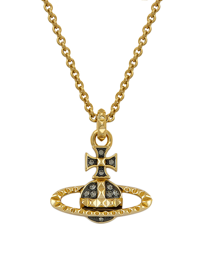 Mayfair Bas Relief Pendant - Gold/Black - 63020052-02R563-MY