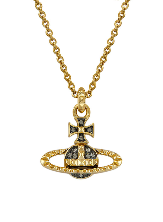 Mayfair Bas Relief Pendant - Gold/Black - 63020052-02R563-MY