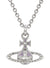 Mayfair Bas Relief Pendant - Silver/Violet - 63020052-02W287-MY