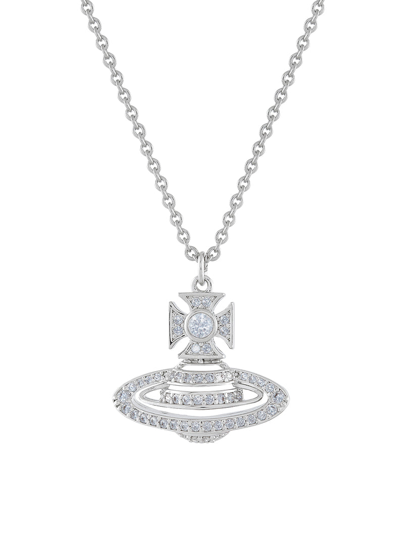 Hermine Bas Relief Pendant - Silver - 6302038F-02P102-SM
