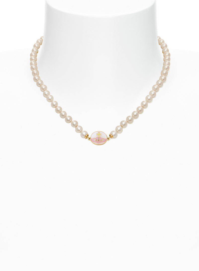 Loelia Necklace - Gold/Cream - 63030020-02R525-IM-W2