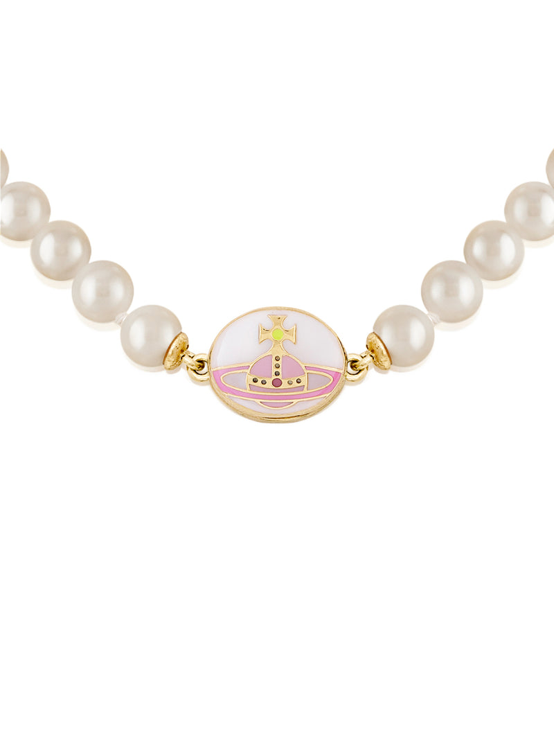 Loelia Necklace - Gold/Creamrose - 63030020-02R525-IM-W1