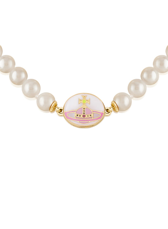 Loelia Necklace - Gold/Cream - 63030020-02R525-IM-W2