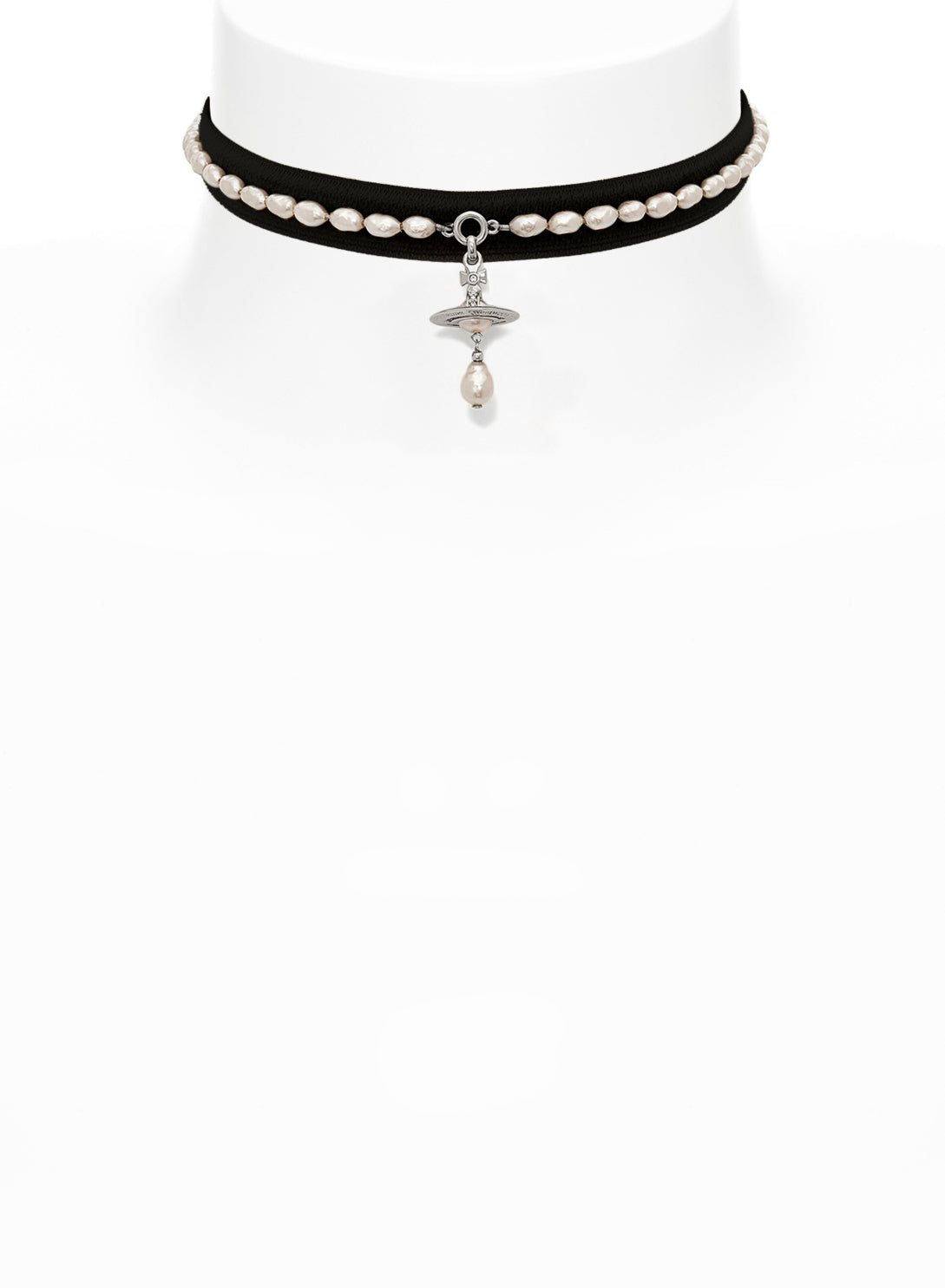 Black and silver best sale choker