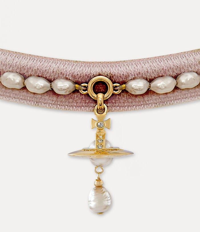 Aleksa Choker - Gold/Rose - 63030026-02R495-CN – Sarah Layton