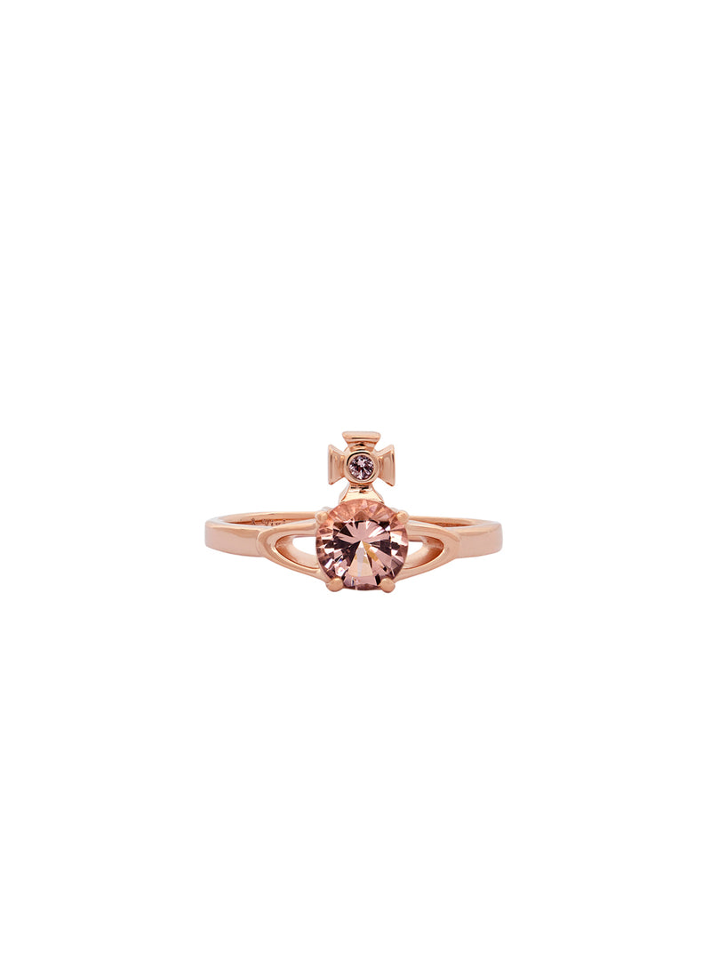 Reina Petite Ring - Rose Gold/Pink - 64040006-01G335-SM