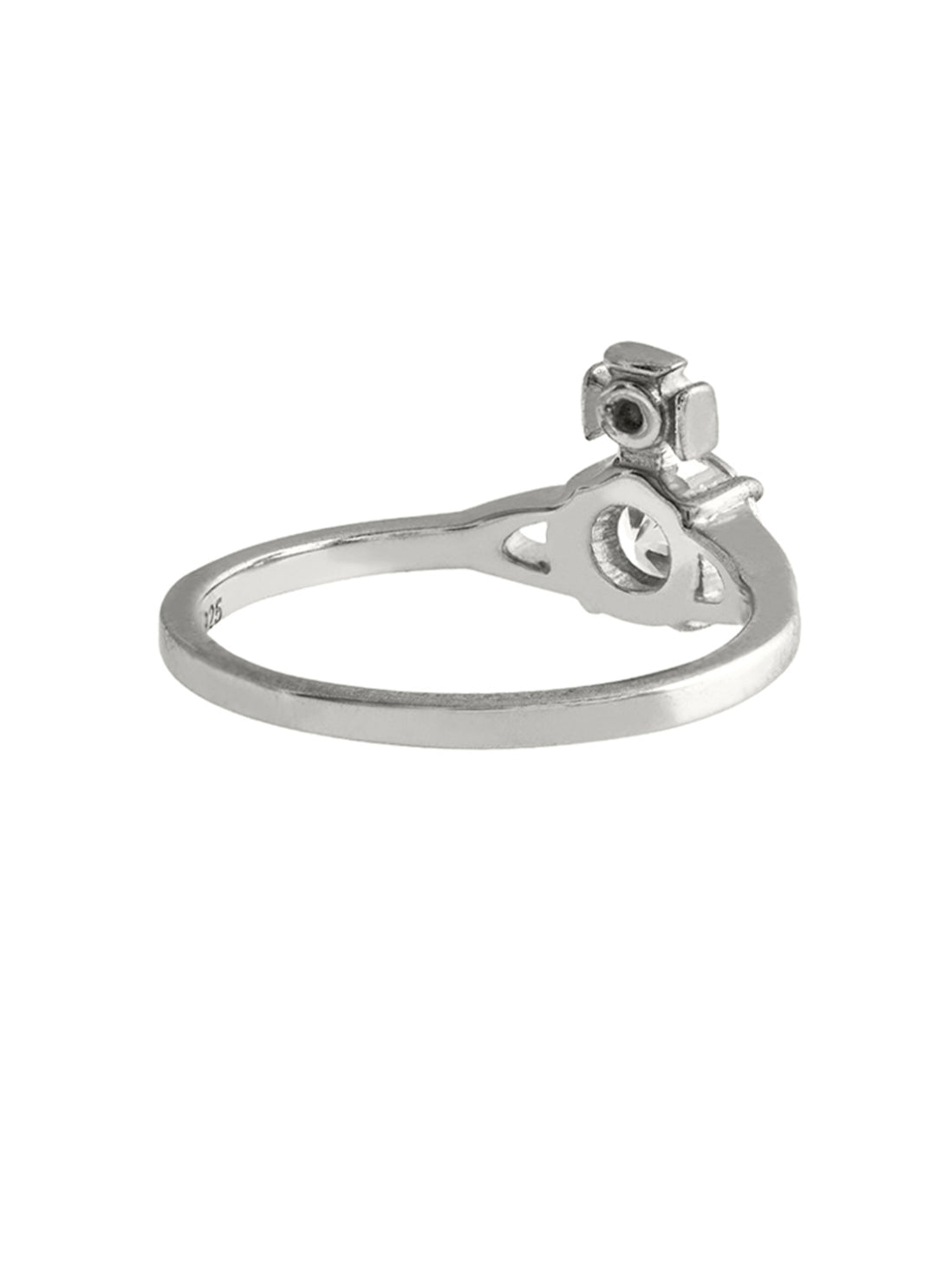 Reina Petite Ring - Silver - 64040006-01P102-SM-XS – Sarah Layton