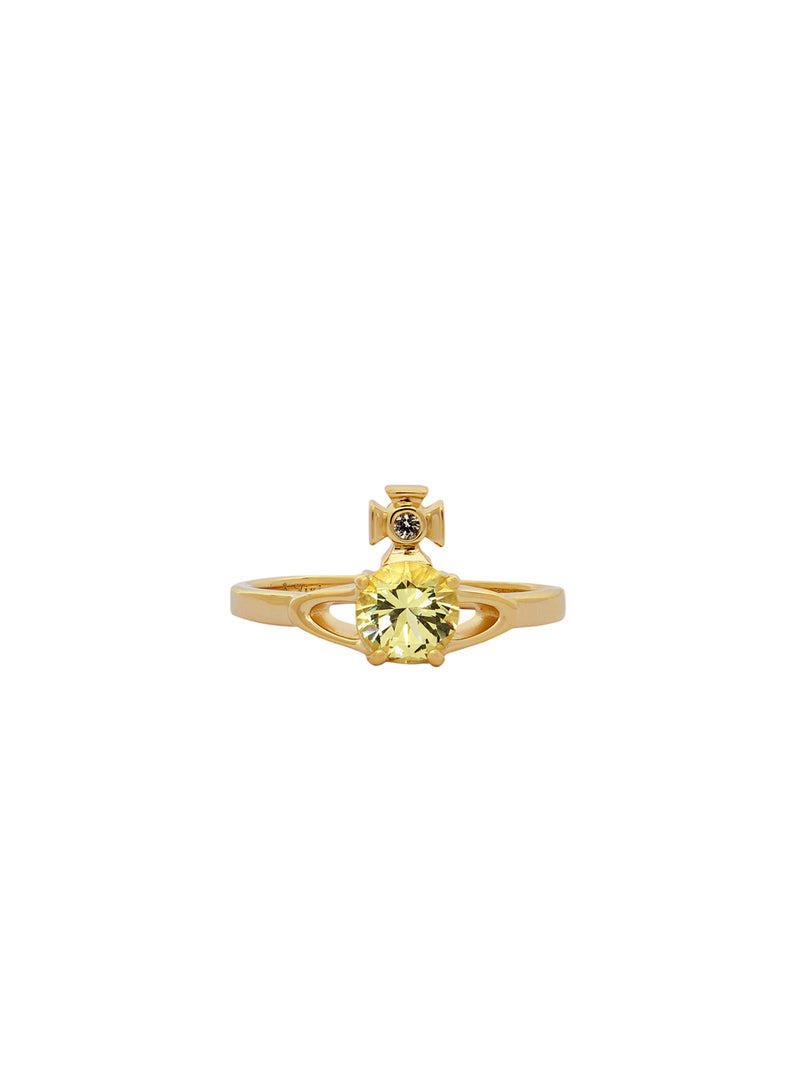 Reina Petite Ring - Gold/Jonquil - 64040006-01R406-SM
