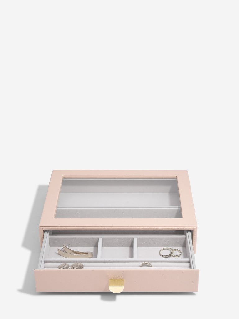 Classic 3 Drawer Jewellery Box - Blush - 75887