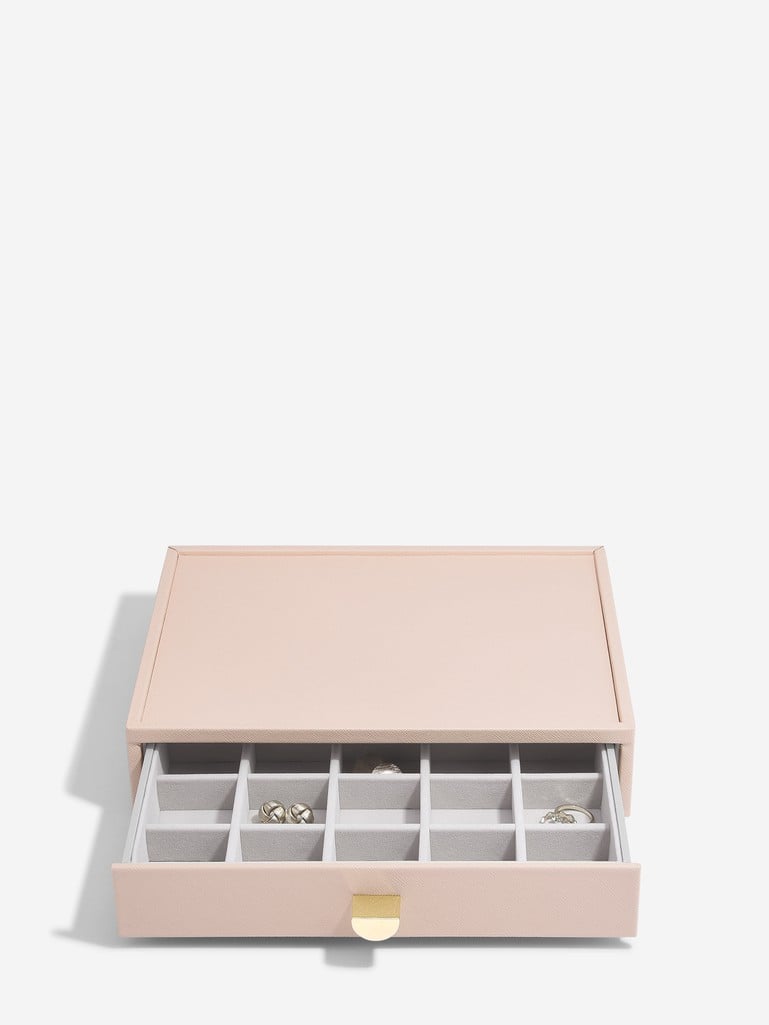 Classic 3 Drawer Jewellery Box - Blush - 75887
