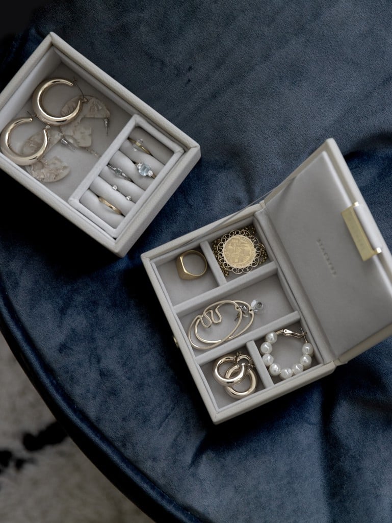 Micro 2 Set Jewellery Box - Oatmeal - 76154