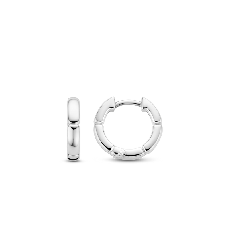 Milano Hoop Earrings - Silver - 7889SI