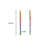Milano Rainbow Drop Earrings - Silver - 7907MC