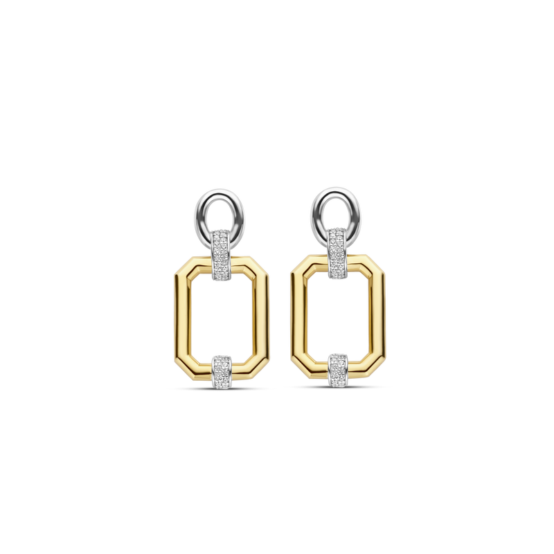 Milano Geometric Drop Earrings - Gold - 7920ZY