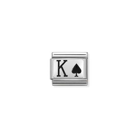 Classic King of Spades Link - Silver - 330208/29