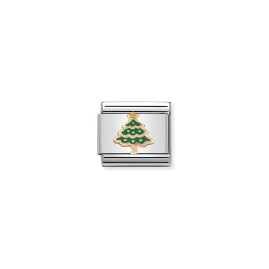Composable Christmas Tree Link - Rose Gold - 430203/05