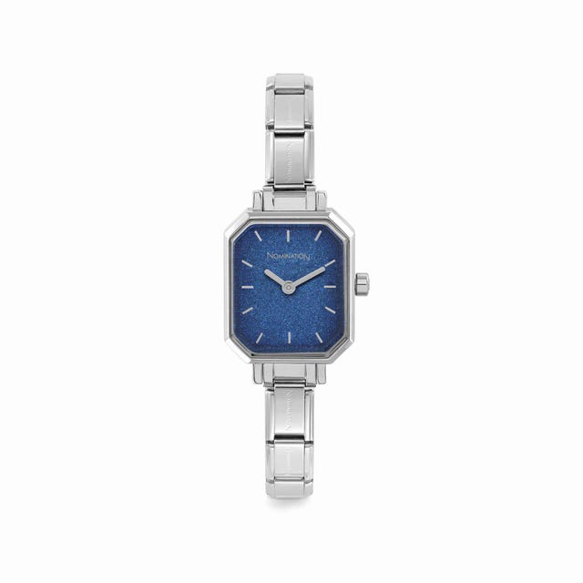 Composable Blue Glitter Dial Ladies Watch - 076030/024
