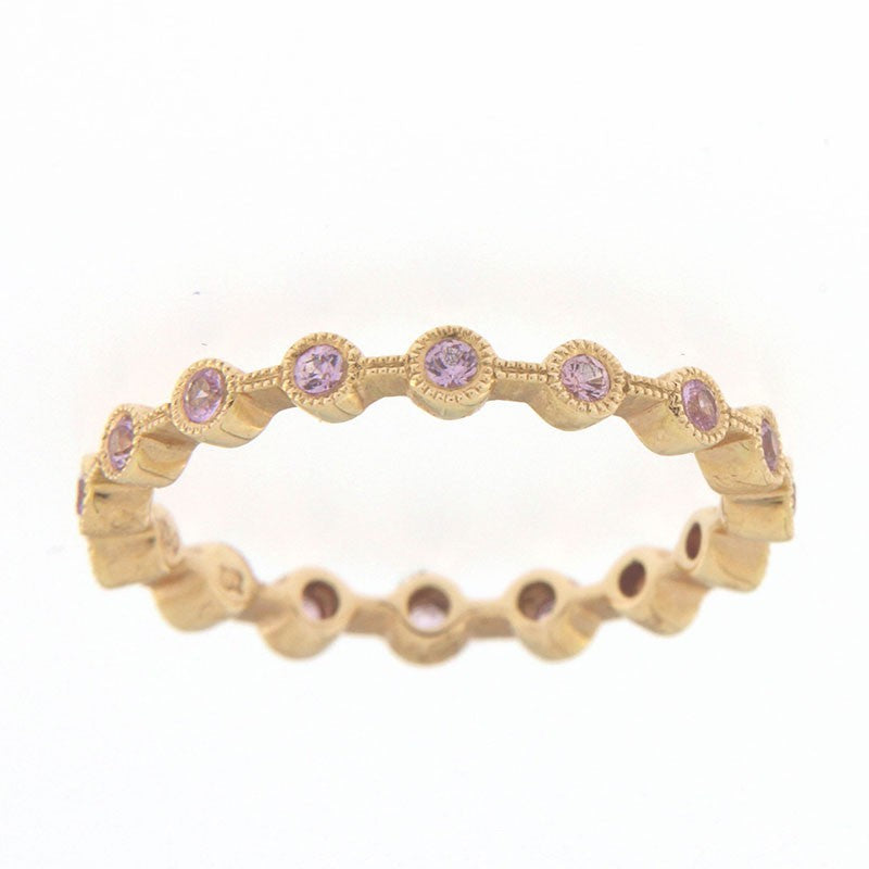 Ungar & Ungar Pink Sapphire Stacker Ring - 8RR826PS