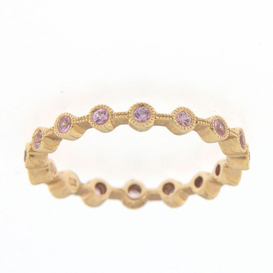 Ungar & Ungar Pink Sapphire Stacker Ring - 8RR826PS