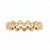 Ungar & Ungar 18ct Rose Gold Zig Zag Stacker Ring - R10017DD