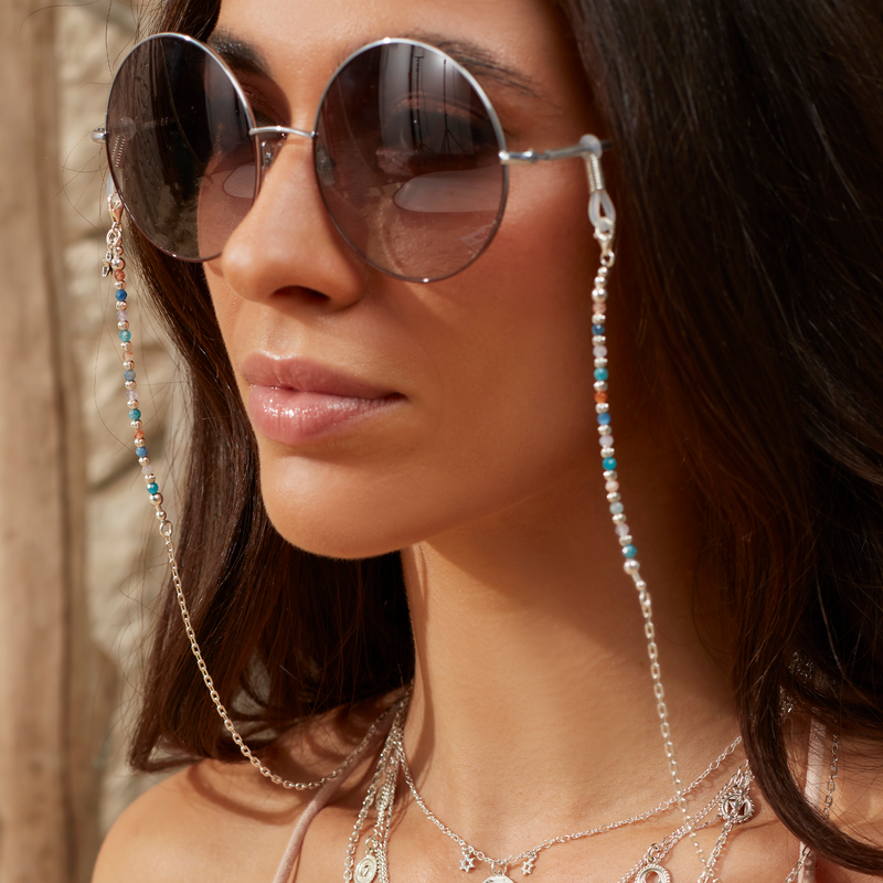 Light Echoes Sunglasses Chain - Silver - SSCLASLKA