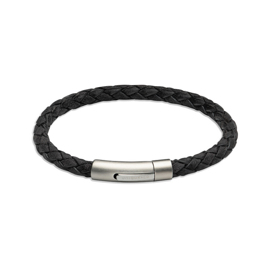 Sesame Leather Bracelet - B492SE/19CM