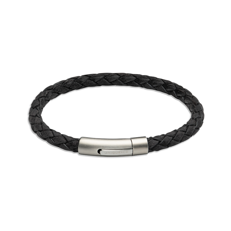 Sesame Leather Bracelet - B492SE/21CM