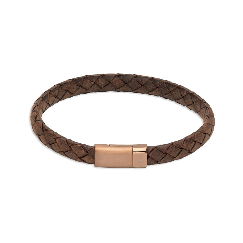 Dark Brown Leather Bracelet, High Quality