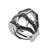 Blackthorn Triple Ring - Silver/Black - BT003.SSBKRZ