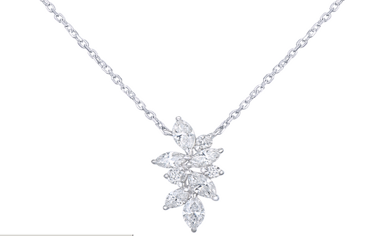 Diamond Pendant, 0.5ct - 9ct White Gold