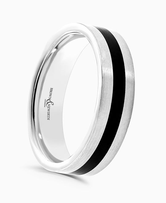 Shoreditch 6mm Palladium Gents Wedding Ring