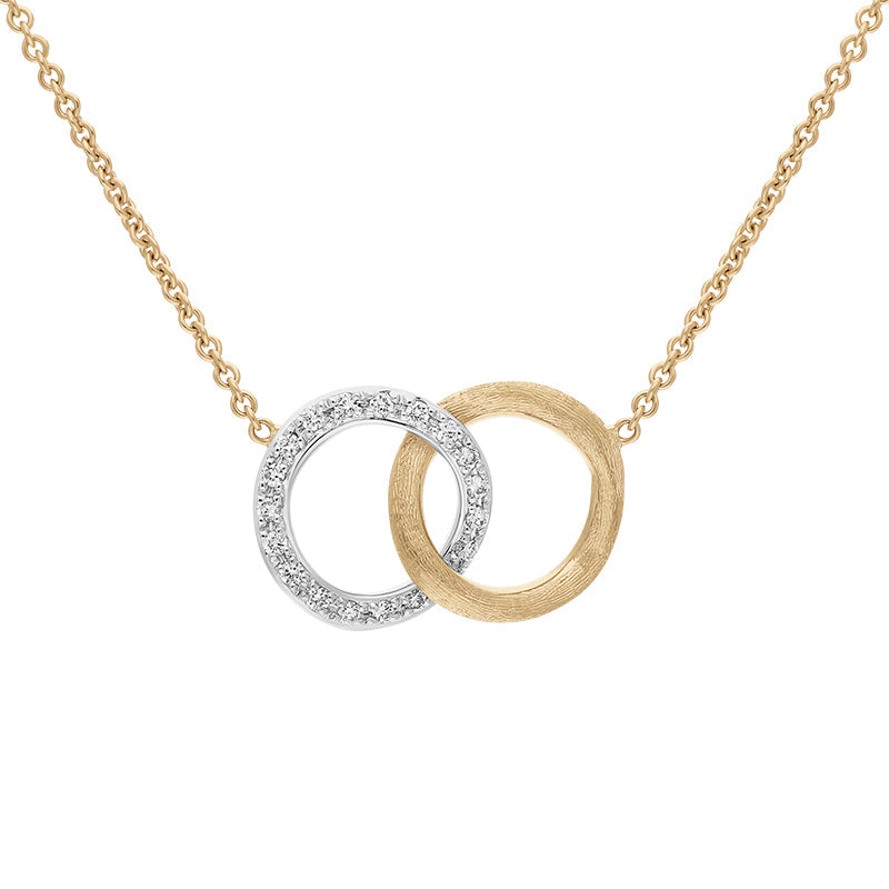Infinity Delicati Diamond Link Necklace - Gold - CB1803-B-YW