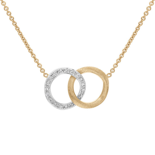 Infinity Delicati Diamond Link Necklace - Gold - CB1803-B-YW