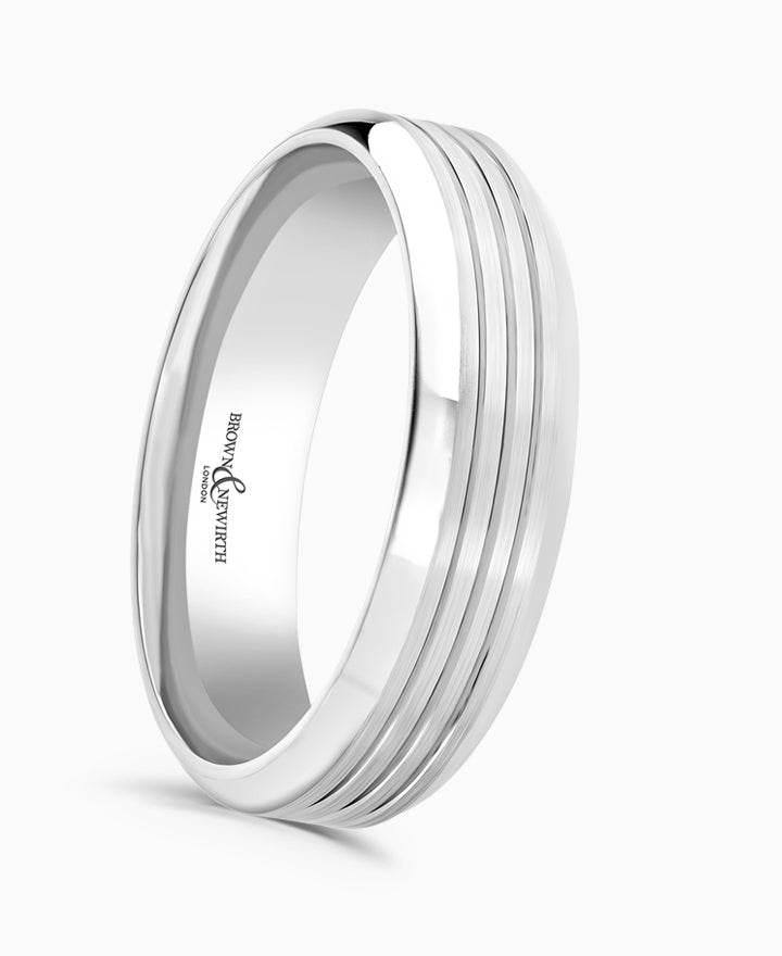 Rocket 6mm Gents Wedding Ring