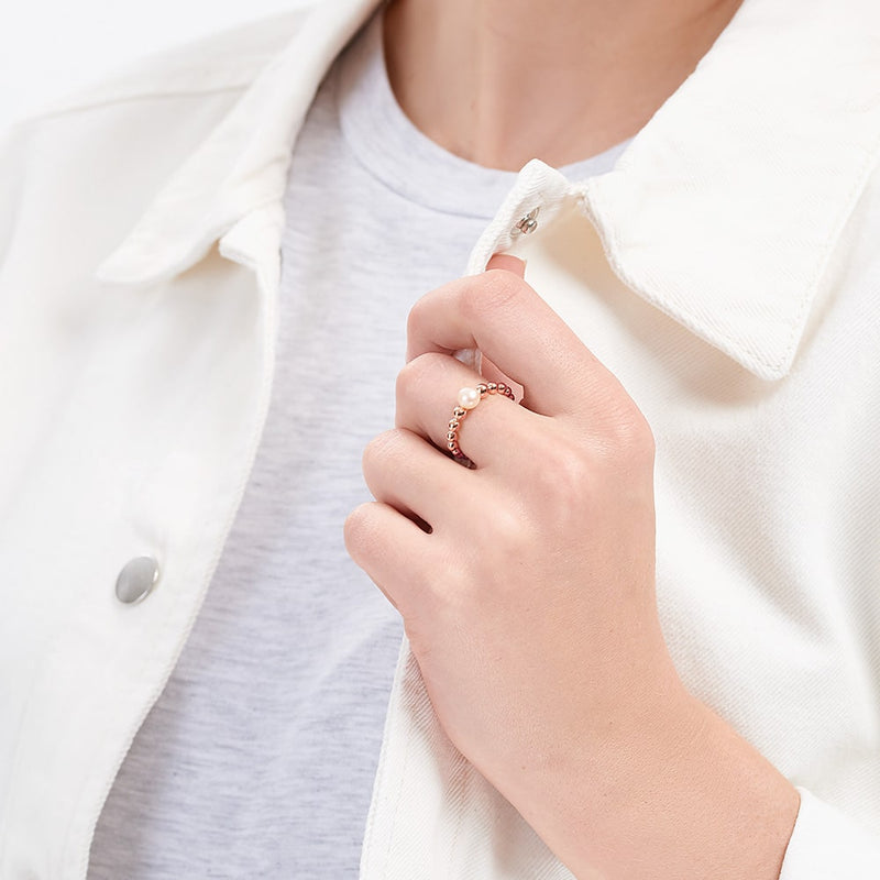 Coast Ring - Rose Gold - Size O - COAR-RG-O