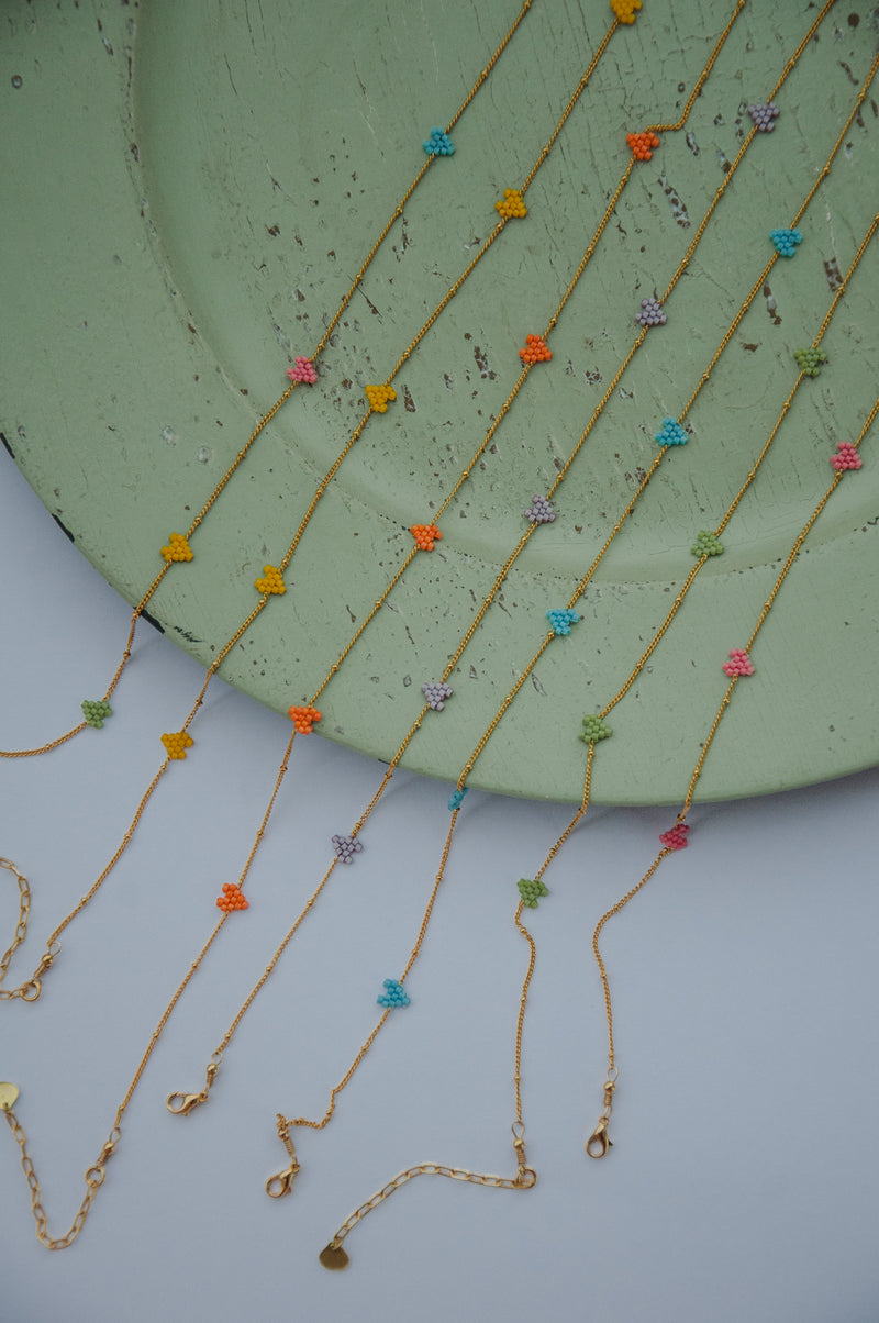 Heartsy Chain Bracelet - Pink - B-GP-XS-11445