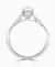 Zahara Platinum Round Brilliant Cut Diamond Engagement Ring - 0.87ct