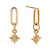 Divine Journey Link Earrings - Gold - GEL3243