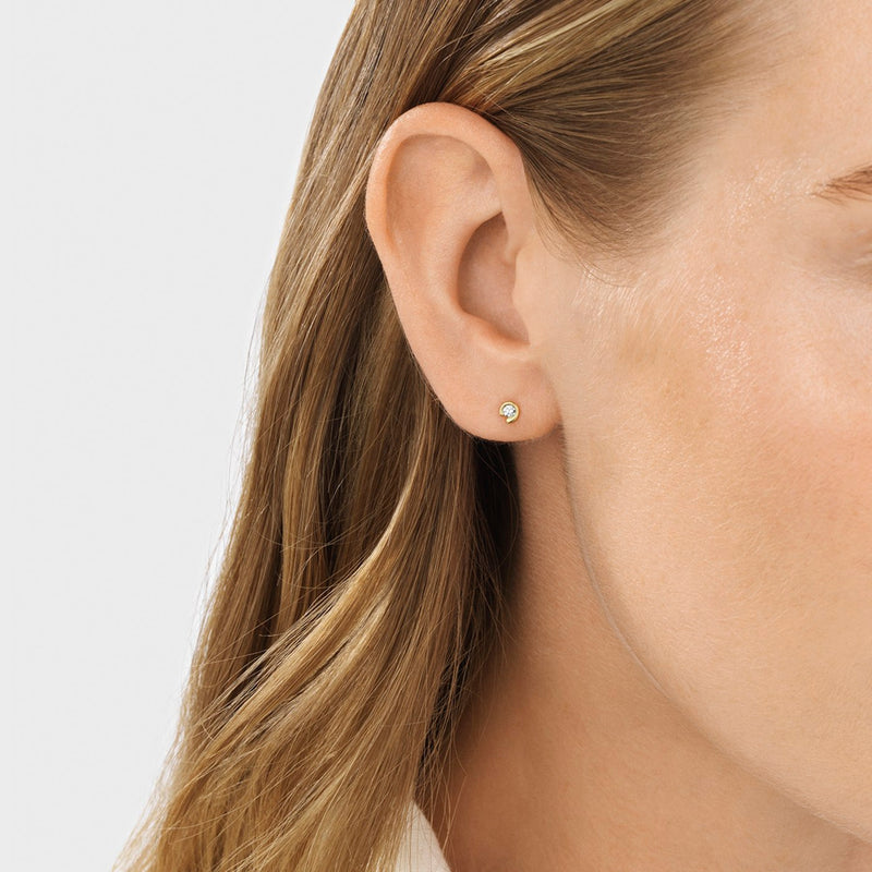 Mercy Diamond Stud Earrings, 0.10ct - Gold - 20001077