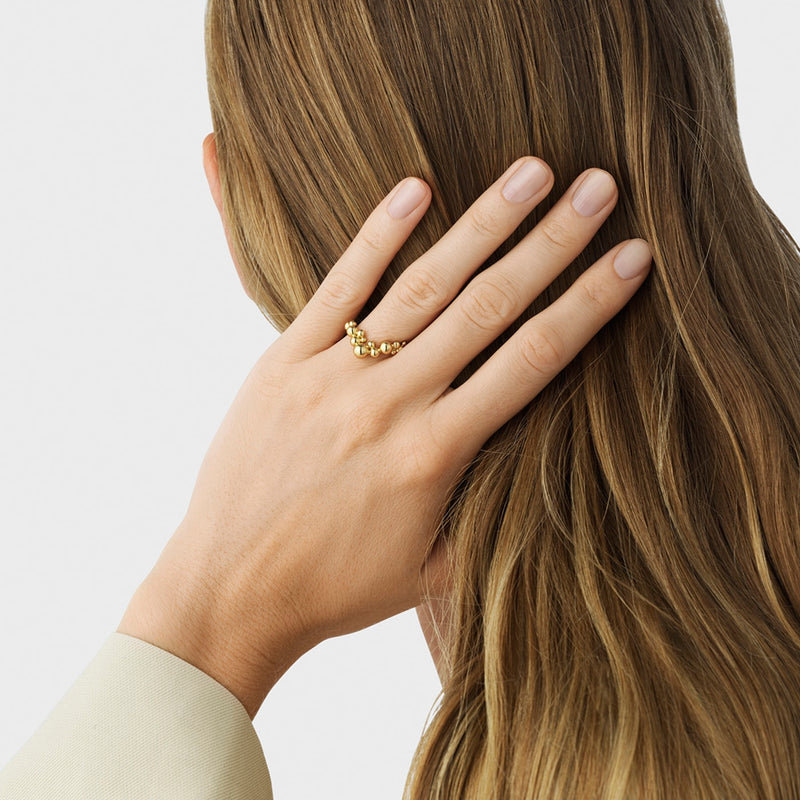 Moonlight Grapes Ring, Size 56 - Gold - 200011910056