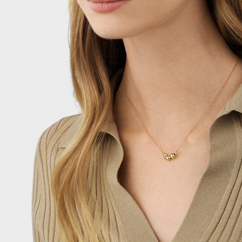 Moonlight Grapes Diamond Pendant - Gold - 20001195