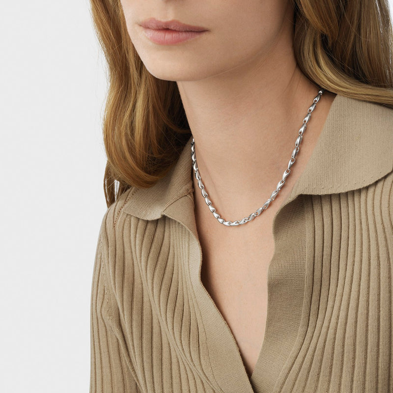 Reflect Slim Necklace, 45cm - Silver - 20001093