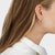 Reflect Large Earhoop Earrings - Silver/Gold - 20001180