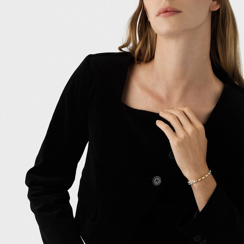 Reflect Slim Bracelet - Silver/Gold - 20001182