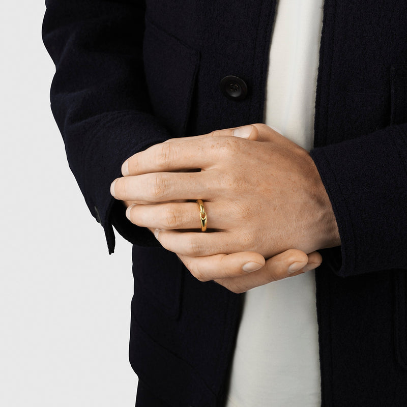 Reflect Ring, Small Link, Size 52 - Gold - 200011730052