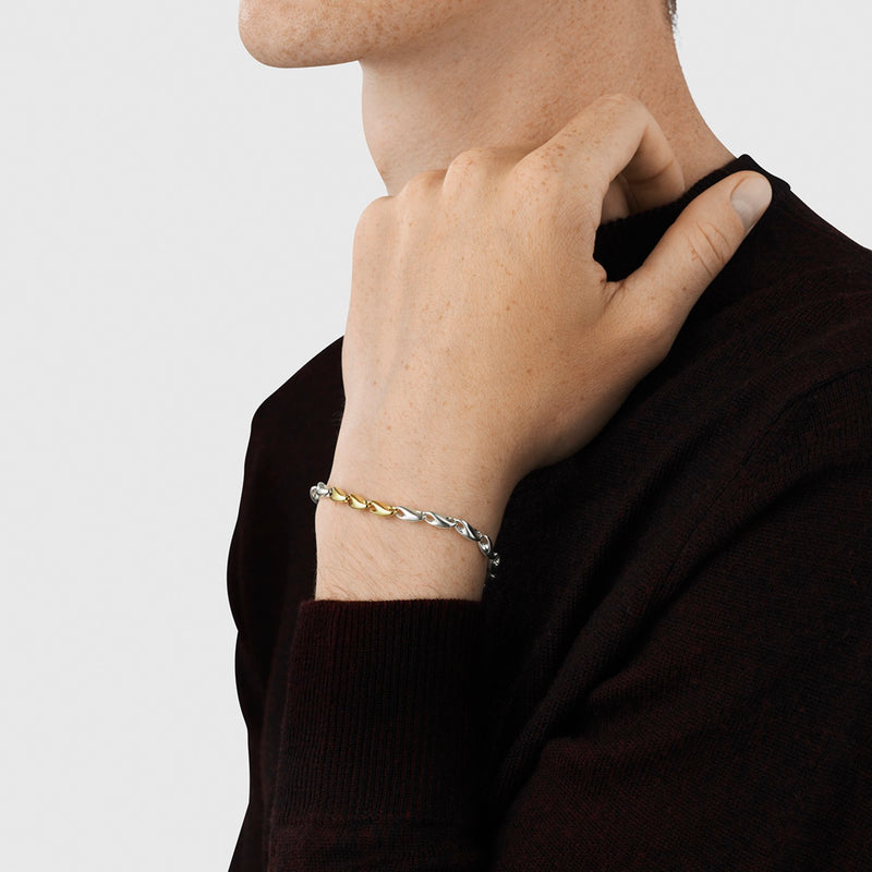 Reflect Slim Bracelet - Silver/Gold - 20001182